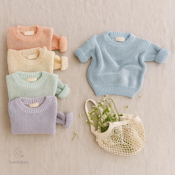 Pull solide pour enfants, style Cozy et pratique