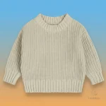 Pull tricoté pour enfants, style moderne et douillet