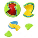 Balle puzzle colorée - Exercice cérébral pour les 4-5 ans