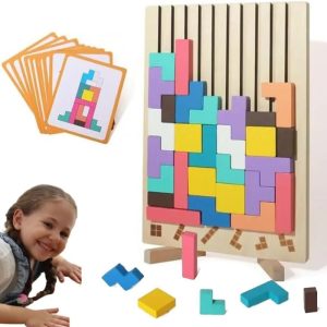 Puzzle Totem – Jeu de puzzle en bois pour enfants