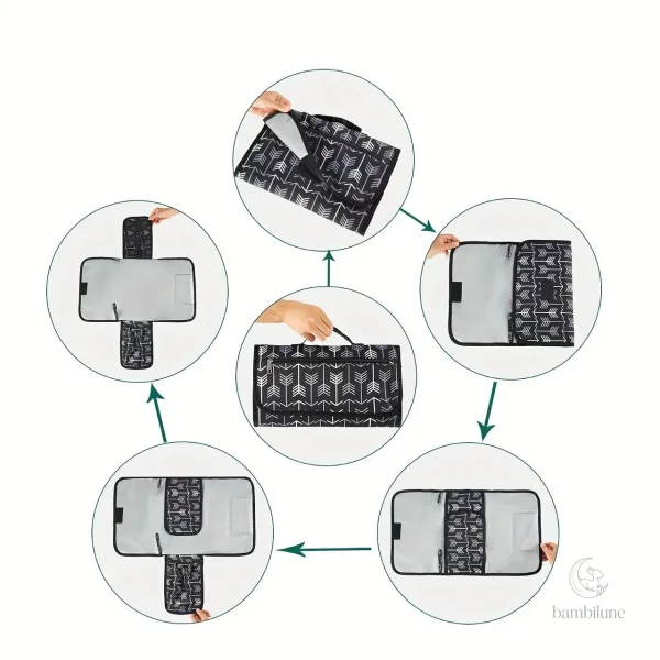 QuickChange – Tapis à langer adapté à tous les espaces
