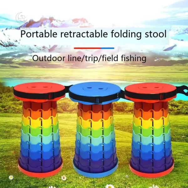 Tabouret pliant coloré QuickSit, idéal pour un usage intérieur et extérieur