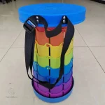 QuickSit, tabouret robuste et pliable, parfait pour les activités en plein air