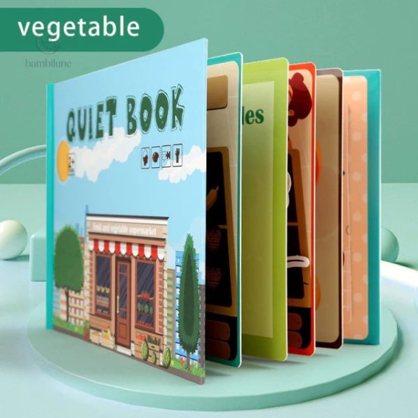 Apprentissage ludique avec un livre tactile
