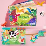 Activités ludiques dans un livre en tissu