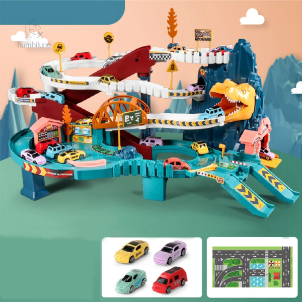 Course automobile sécurisée pour les jeunes