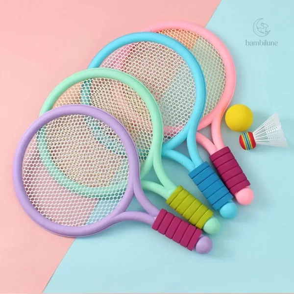 Racket tennis et badminton – Set pour enfants de 4 à 5 ans