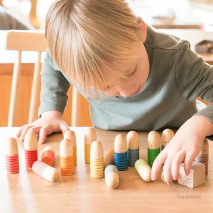 Jouet éducatif en bois pour enfants de 2 à 3 ans