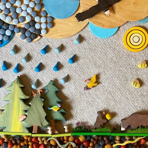 Blocs colorés pour stimuler la créativité des jeunes enfants