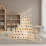 Blocs empilables éducatifs pour le jeu en famille