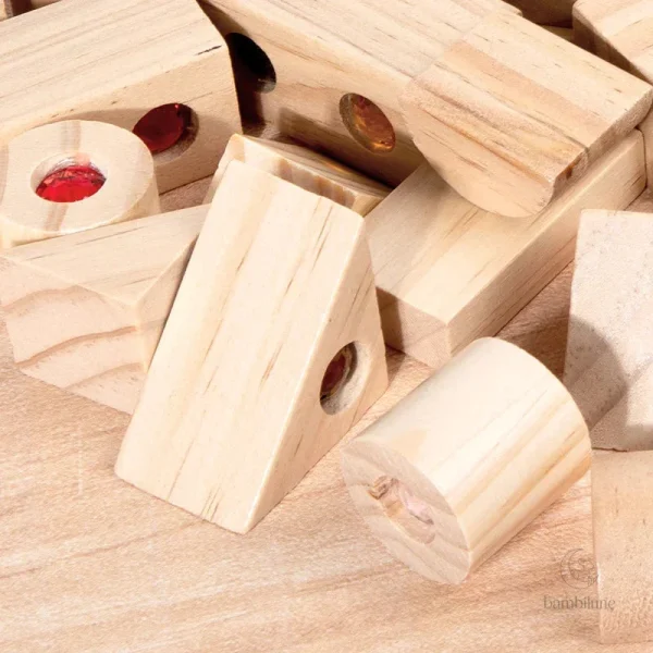 Construction en bois pour favoriser l'imagination