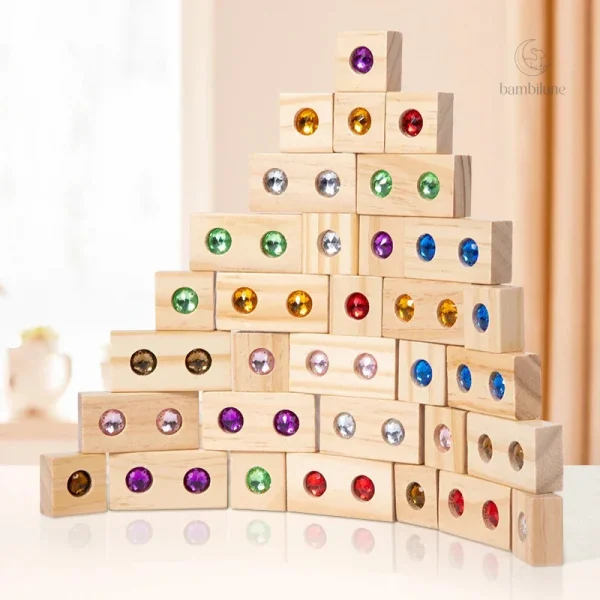 Jeu de blocs empilables pour la motricité fine