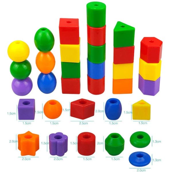 Perles à enfiler pour stimuler l'imagination