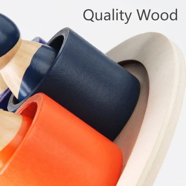 Jeu en bois stimulant pour l'apprentissage des couleurs