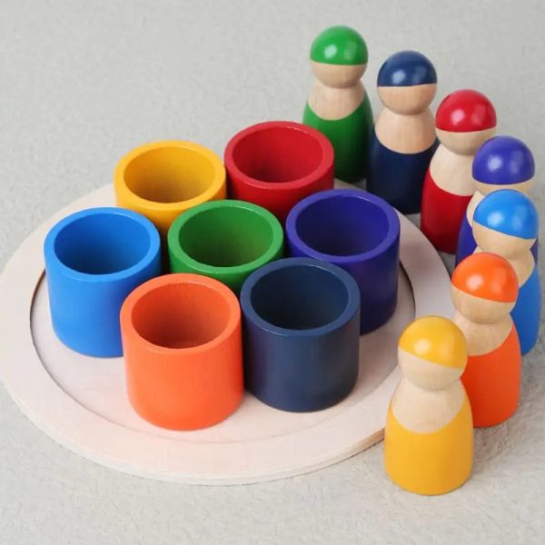 Puzzle en bois pour enfants, jouet éducatif coloré