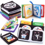 Rattle Book - Livret de tissus pour bébés