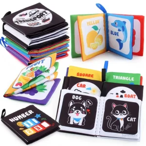 Rattle Book - Livret de tissus pour bébés