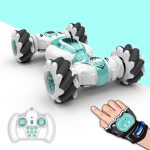 Voiture cascadeuse télécommandée pour enfants de 3 à 4 ans