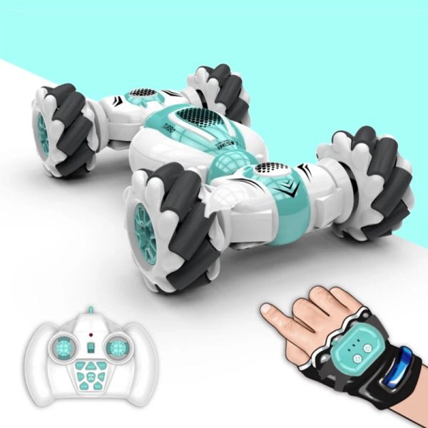 Voiture cascadeuse télécommandée pour enfants de 3 à 4 ans