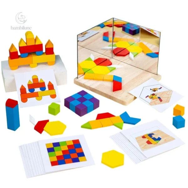 Miroir et blocs de puzzle Reflection Play pour enfants