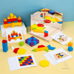 Jouet éducatif avec miroir pour favoriser l'imagination