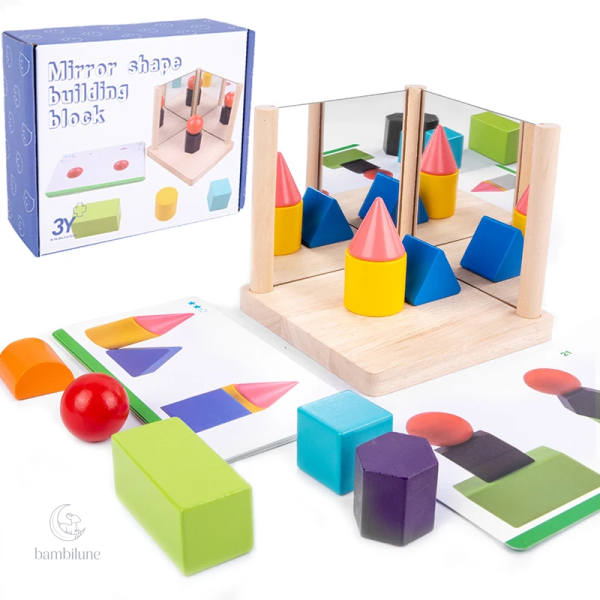 Puzzle ludique et miroir pour enfants de 4 à 5 ans