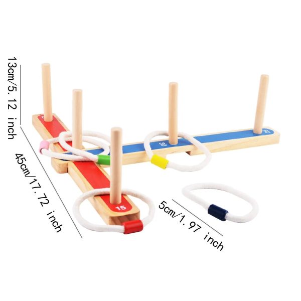 Jeu interactif de lancer d'anneaux pour les tout-petits