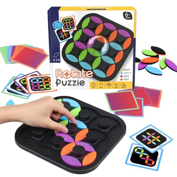 Casse-tête stimulant Rotating Logic - Jeu de société Tangram
