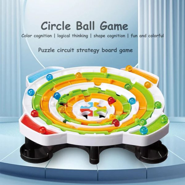 Jeu éducatif de stratégie avec des balles colorées