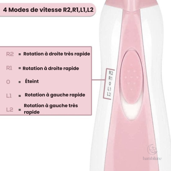 Limes à ongles pour bébés, sûres et silencieuses