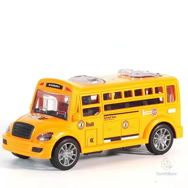 Véhicule ludique Schoolbus adapté aux jeunes enfants