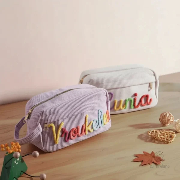Design unique de la trousse personnalisée SchoolJoy