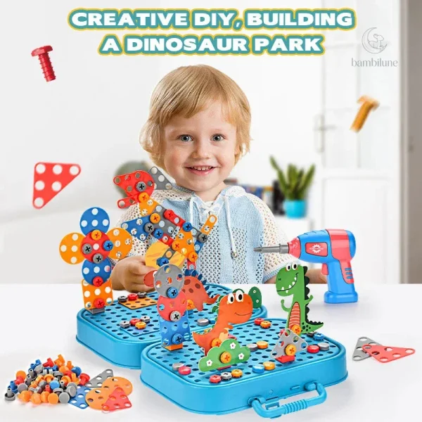 Kit de perçage pour éveiller la créativité des jeunes bâtisseurs