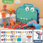 Jeu de construction avec vis pour l'imagination des enfants