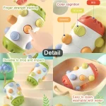 Rouleau de jeu coloré pour stimuler les sens des bébés