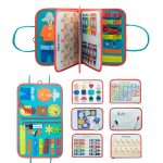 Livre sensoriel pour explorer et apprendre, adapté aux jeunes enfants