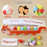 Jeu de coloriage avec des bâtonnets colorés pour petits