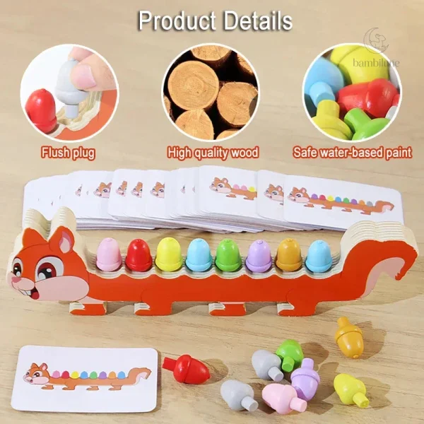 Jeu de coloriage avec des bâtonnets colorés pour petits