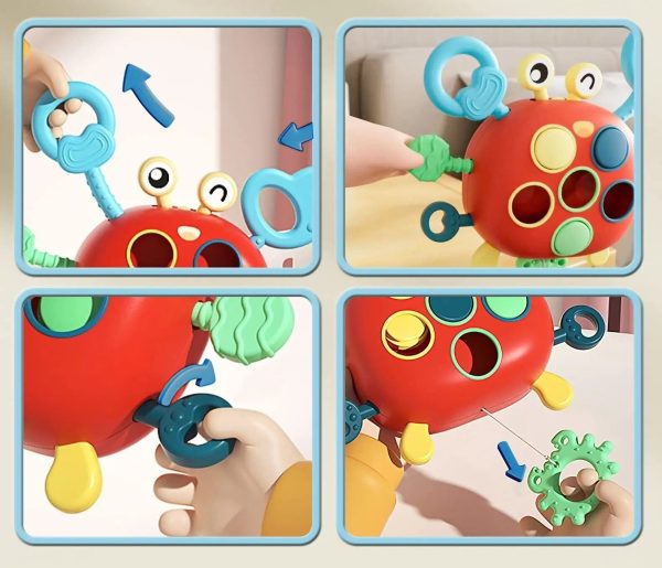 Jouet tactile et visuel pour explorer les sens des bébés