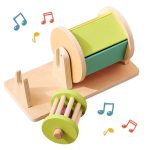 Sensory Drum - Jouet Montessori en bois pour les tout-petits