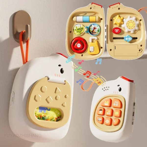Mini valise sensorielle pour jeux éducatifs Montessori