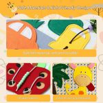 Livre tactile sur les animaux pour jeunes enfants