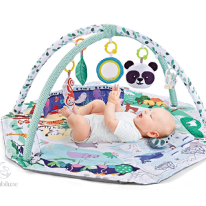 Tapis de jeu SensoryHaven – 8-en-1 pour bébé