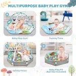 Tapis multi-activités pour stimuler les sens
