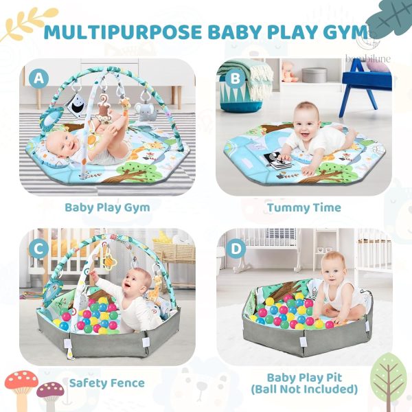 Tapis multi-activités pour stimuler les sens