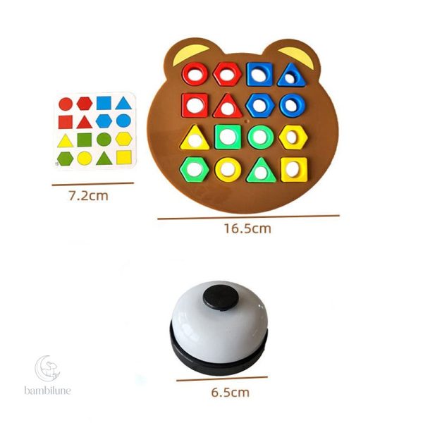 Jouet Shape Bear : puzzle amusant pour le développement des enfants