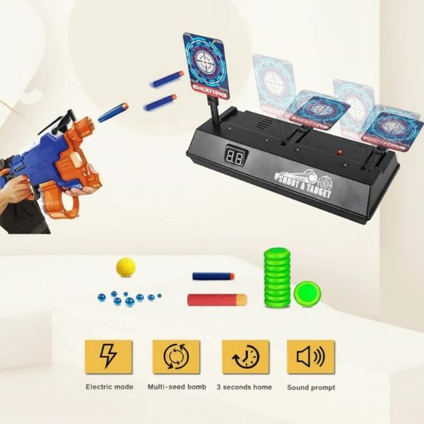 Amusement interactif avec cibles intelligentes