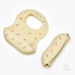 Bavoir bébé en silicone, accessoire de repas stylé