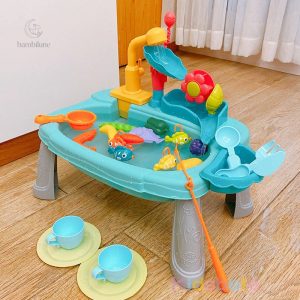Évier de jeu et pêche 2 en 1 pour enfants