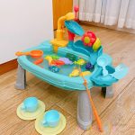 Jouet créatif combinant évier et jeu de pêche